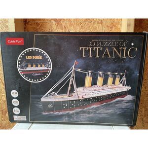 CubicFun 3D Puzzle Adults RMS Titanic Ship Toy Model Kit 266 Pcs